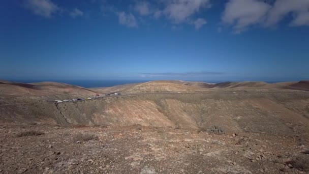 Panorámás Kilátás Táj Nézőpontjából Mirador Astronomico Sicasumbre Között Pajara Pared — Stock videók
