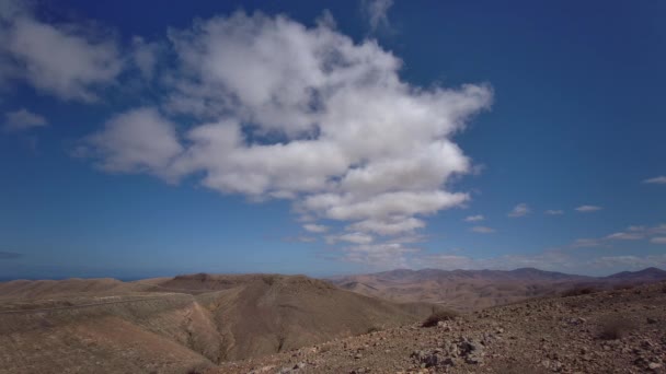 Vista Panorámica Del Paisaje Desde Mirador Astronómico Sicasumbre Entre Pajara — Vídeos de Stock