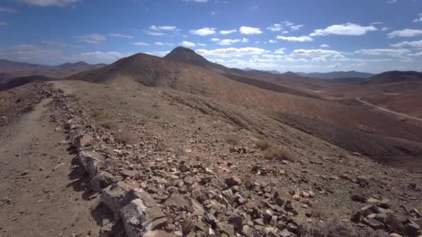 Panoramic View Landscape Viewpoint Mirador Astronomico Sicasumbre Pajara Pared Canary — Stock Video