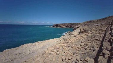 Fuerteventura Kanarya Adası, Ajuy, Pajara, Fuerteventura, Kanarya Adaları, İspanya - 20.09.2023