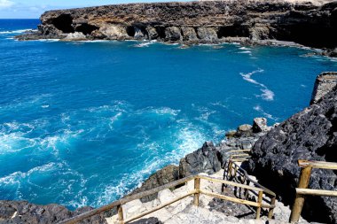 Fuerteventura Kanarya Adası, Ajuy, Pajara, Fuerteventura, Kanarya Adaları, İspanya - 20.09.2023