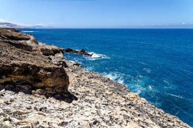 Fuerteventura Kanarya Adası, Ajuy, Pajara, Fuerteventura, Kanarya Adaları, İspanya - 20.09.2023