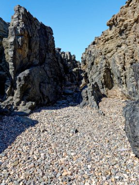 Aguas Verdes Playa del Valle Fuerteventura Kanarya Adaları, İspanya - 20.09.2023