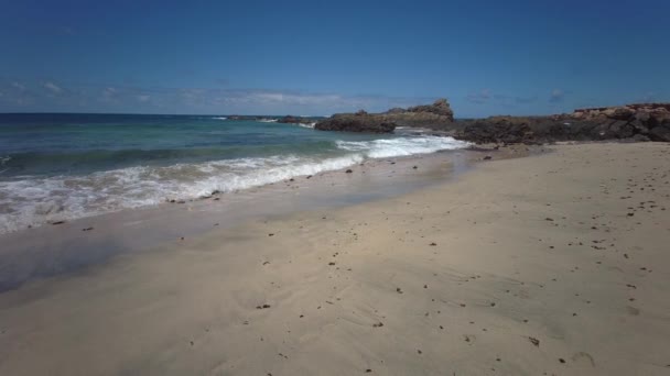 Playa Los Ojos Los Ojos Beach Puerto Cruz Península Jandia — Vídeo de Stock