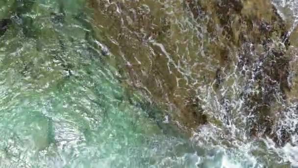 Вид Плайя Лос Охос Пляж Лос Охос Ель Пуерто Крус — стокове відео
