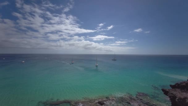 Praia Morro Jable Península Jandia Fuerteventura Ilhas Canárias Espanha 2023 — Vídeo de Stock