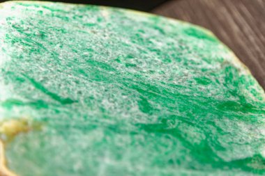 Emerald green Jadeite from Burma in the British Museum - London, UK, 31.03.2023 clipart