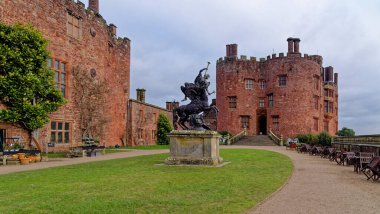 Famous Powis Castle and Garden, near Welshpool - 7th of January 2024 - Powis Castle and Garden, Wales, United Kingdom clipart