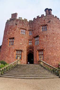 Galler yakınlarındaki ünlü Powis Kalesi ve Bahçesi - 7 Ocak 2024 - Powis Kalesi ve Bahçesi, Galler, Birleşik Krallık