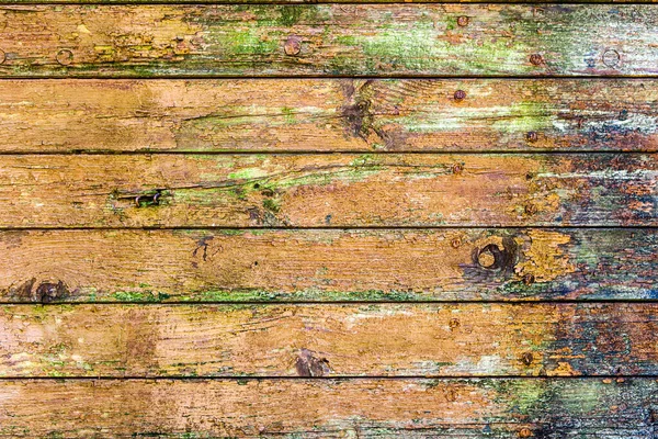 一组经风吹日晒的木制面板背景 — 图库照片
