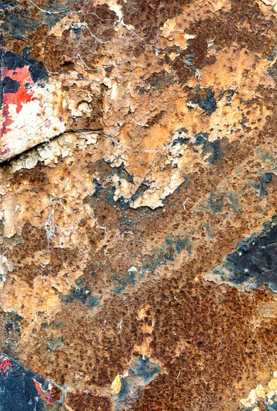 Eski Paslı Metal Dokusunun Yakın Fotoğrafını Çek — Stok fotoğraf