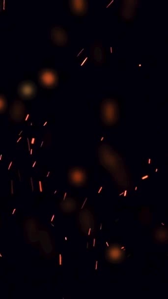 Aşırı Yavaş Çekim Yüksek Ateş Hızı Siyah Zemin Üzerinde Parlayan — Stok video