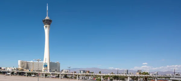 Torre Las Vegas Strat Fotos De Bancos De Imagens
