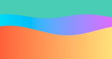 İlham verici video projeleri, sunumlar, raporlar, reklamlar, sosyal medya için kullanılan soyut renk dalgaları hareketli arkaplan.