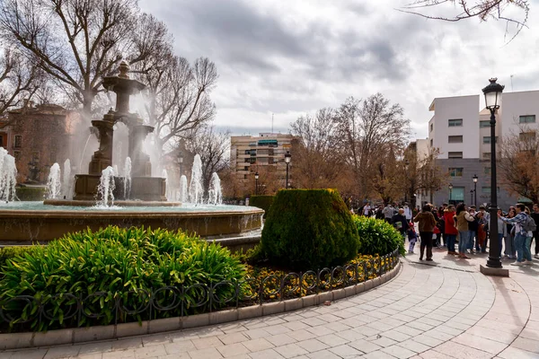 Granada Spain Лютого 2022 Plaza Del Campillo Центральна Площа Центрі — стокове фото