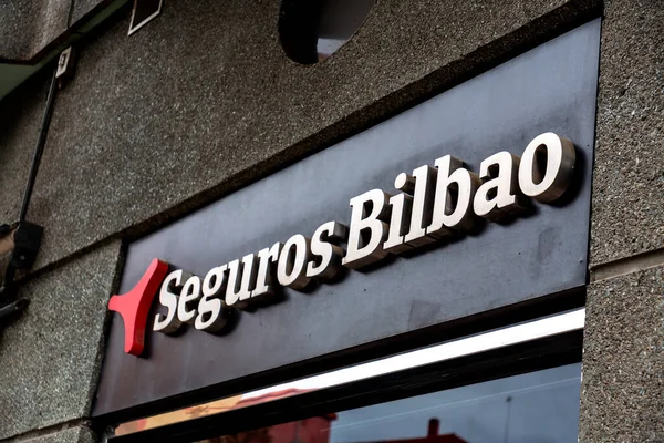 Granada España Febrero 2022 Señal Seguros Bilbao Una Compañía Seguros —  Fotos de Stock