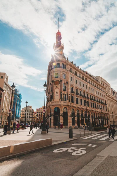 Μαδρίτη Ισπανία Φεβρουαρίου 2022 Ξενοδοχείο Four Seasons Στην Plaza Canalejas — Φωτογραφία Αρχείου