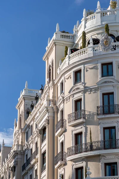 Madrid Spain Feb 2022 Art Deco Architecture Central Madrid Capital — стокове фото