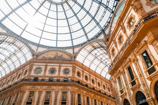 Galleria Vittorio Emanuele Είναι Παλαιότερη Ενεργή Εμπορική Γκαλερί Της Ιταλίας — Φωτογραφία Αρχείου