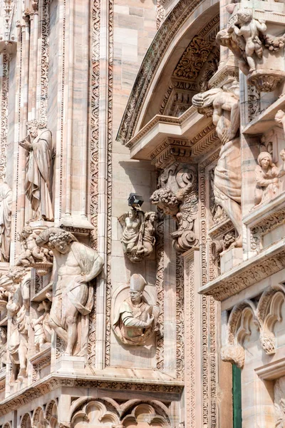 Duomo Milano Cattedrale Metropolitana Basilica Della Natività Santa Maria Importante — Foto Stock