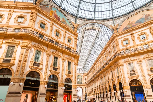 Mailand Italien März 2022 Die Galleria Vittorio Emanuele Ist Italiens — Stockfoto