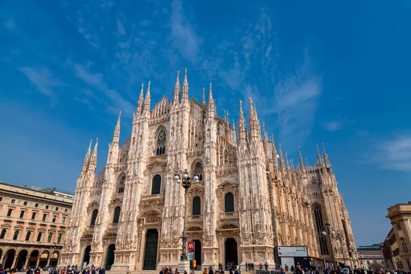 Milão Itália Março 2022 Catedral Milão Catedral Basílica Metropolitana Natividade — Fotografia de Stock
