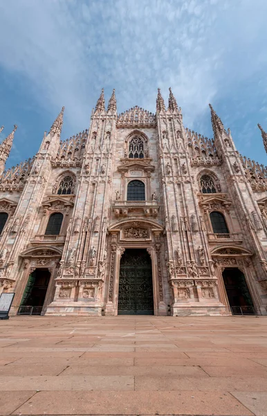 Μιλάνο Ιταλία Μαρτίου 2022 Καθεδρικός Ναός Του Μιλάνου Ιταλικά Duomo — Φωτογραφία Αρχείου