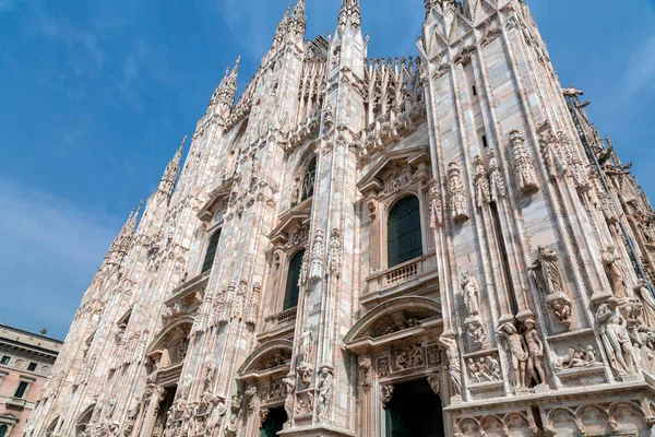 Catedral Milán Catedral Metropolitana Basílica Natividad Santa María Una Catedral —  Fotos de Stock