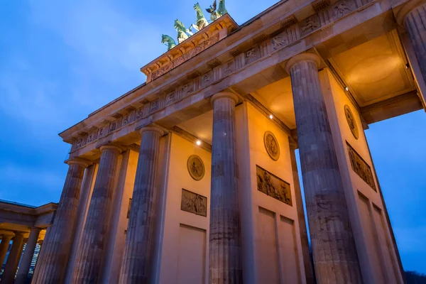 Beroemde Bezienswaardigheid Van Brandenburger Tor Berlijn Duitse Hoofdstad — Stockfoto