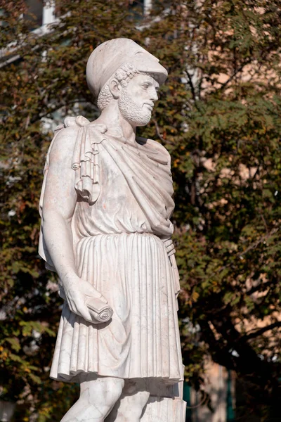 Μαρμάρινο Άγαλμα Του Περικλή Στην Αθήνα Περικλής Ήταν Έλληνας Πολιτικός — Φωτογραφία Αρχείου