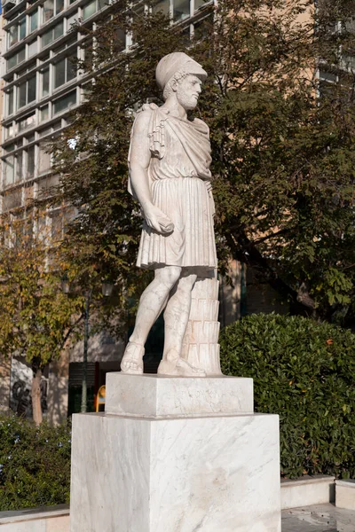 アテネ ギリシャ 11月2021 アテネのペリクレスの大理石像 ペリクレス ペリクレス アテネ黄金時代のギリシャの政治家 — ストック写真