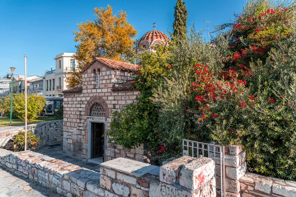 Athene Griekenland Nov 2021 Heilige Kerk Van Incorporeale Engelen Theseion — Stockfoto