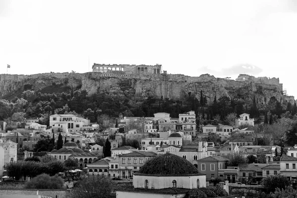 Atenas Grécia Novembro 2021 Monastiraki Bairro Mercado Pulgas Cidade Velha — Fotografia de Stock
