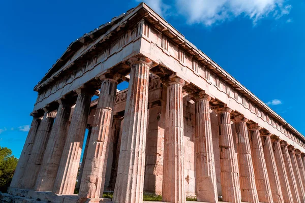 Templo Hefesto Templo Griego Bien Conservado Dedicado Hefesto Atenas Grecia — Foto de Stock