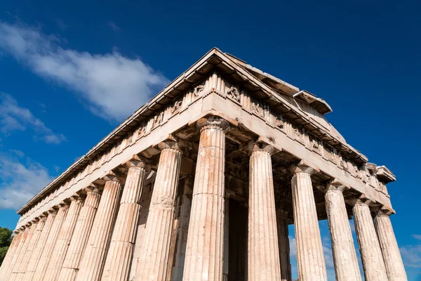 Tempel Van Hephaestus Hephaisteion Een Goed Bewaard Gebleven Griekse Tempel — Stockfoto