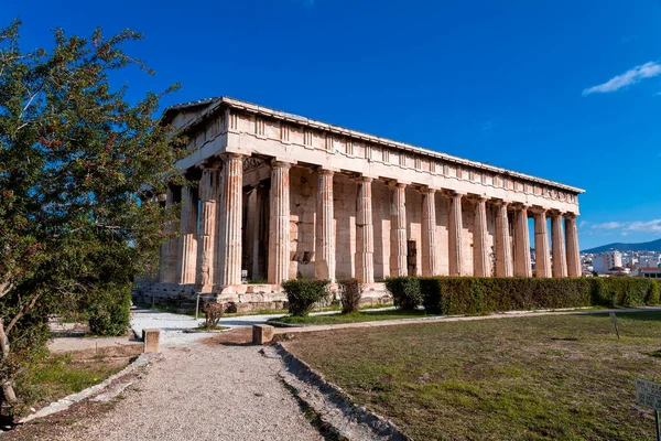 Atenas Grécia Novembro 2021 Templo Hefesto Hefesto Templo Grego Bem — Fotografia de Stock