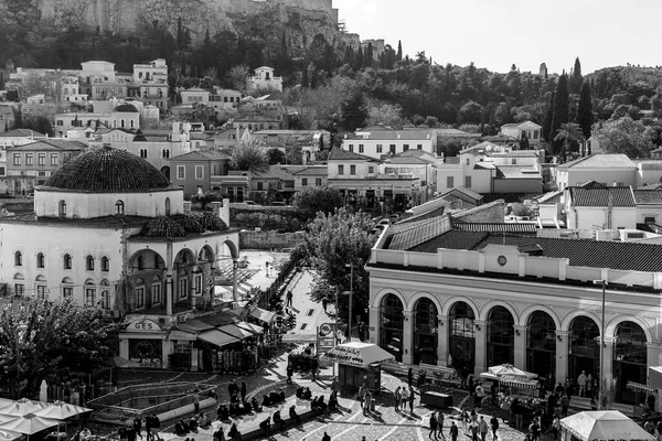 Ateny Grecja Lis 2021 Monastiraki Pchli Targ Starym Mieście Aten — Zdjęcie stockowe