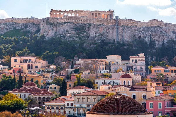 Ateny Grecja Lis 2021 Partenon Jest Byłą Świątynią Ateńskim Akropolu — Zdjęcie stockowe