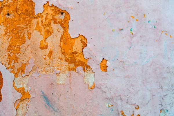Vecchio Frammento Muro Cemento Dipinto Stucco Shabby Texture Sfondo — Foto Stock