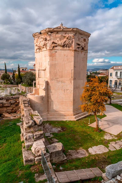 Atina Yunanistan Daki Roma Agora Daki Rüzgâr Kulesi — Stok fotoğraf