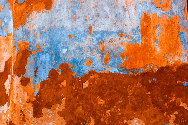 Старый Бетонный Фрагмент Стены Окрашенный Лепниной Фоне Текстуры — стоковое фото