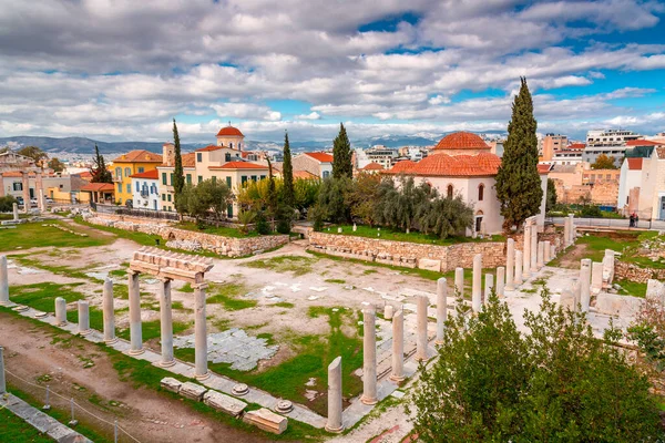Athen Griechenland Nov 2021 Die Römische Agora Befindet Sich Nördlich — Stockfoto