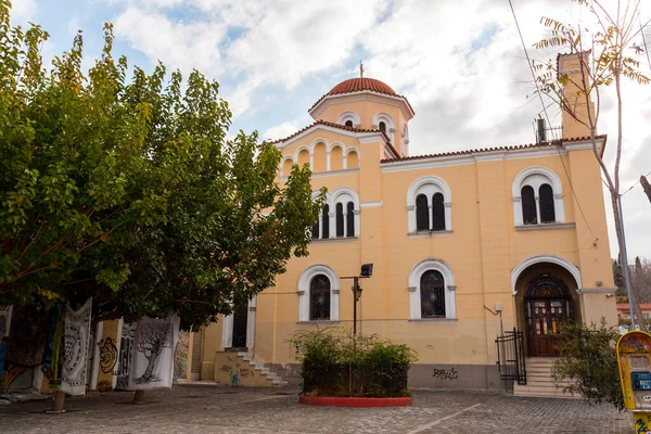 Atene Grecia Nov 2021 Chiesa Greco Ortodossa Nel Centro Atene — Foto Stock