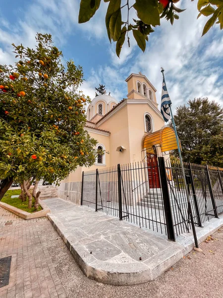 Atene Grecia Nov 2021 Chiesa Greco Ortodossa Nel Centro Atene — Foto Stock