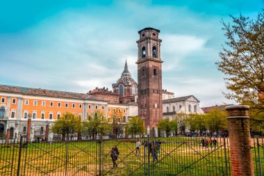 Turin, Italy - March 27, 2022: Turin Cathedral, Cattedrale di San Giovanni Battista is a Roman Catholic cathedral in Turin, Piedmont, Italy. Dedicated to Saint John the Baptist. clipart