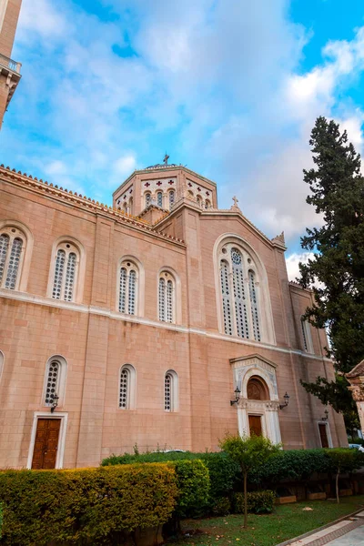 Athènes Grèce Nov 2021 Cathédrale Métropolitaine Annonciation Connue Sous Nom — Photo