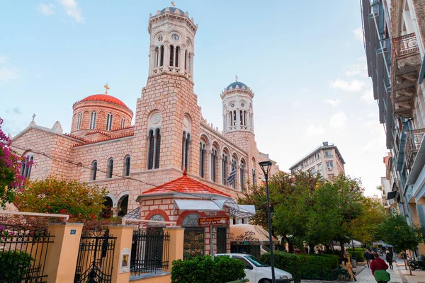 Αθήνα Ελλάδα Νοεμβρίου 2021 Ελληνική Ορθόδοξη Εκκλησία Αγίας Παρασκευής Στην — Φωτογραφία Αρχείου
