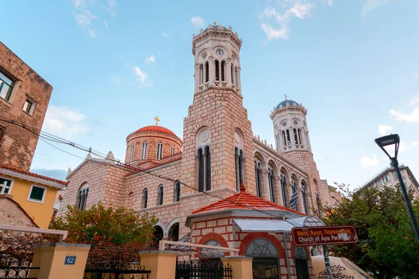 Atene Grecia Nov 2021 Chiesa Greco Ortodossa Agia Paraskevi Sulla — Foto Stock