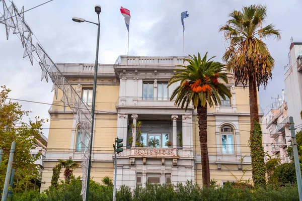 Athènes Grèce Nov 2021 Consulat France Sur Avenue Vasilissis Sofias — Photo
