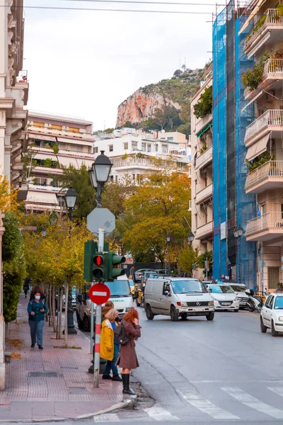 アテネ ギリシャ 11月2021 アテネ ギリシャの首都の中心街からの眺め — ストック写真